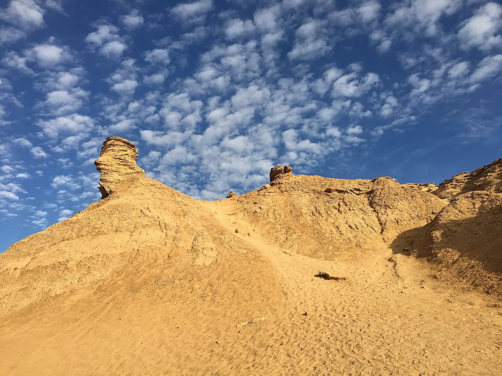 Ong Jemel, the 'camel's neck' rock